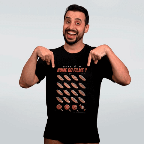 CAMISETA PRETA - TROCADILHO